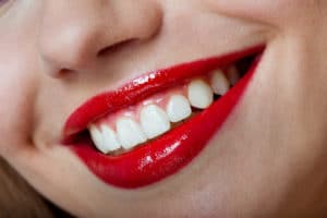 perfect smile healthy teeth cheerful young woman